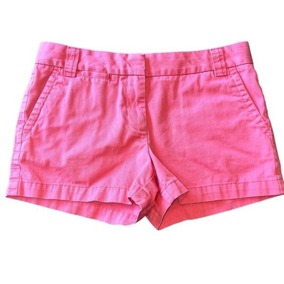 J. Crew Classic Twill Chino City Fit Pink Coral Size 6 - Picture 1 of 9
